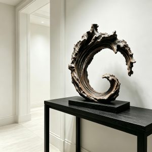 Ocean Wave Sculpture Decor